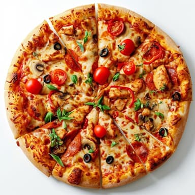 Gourmet Vegetable Pizza